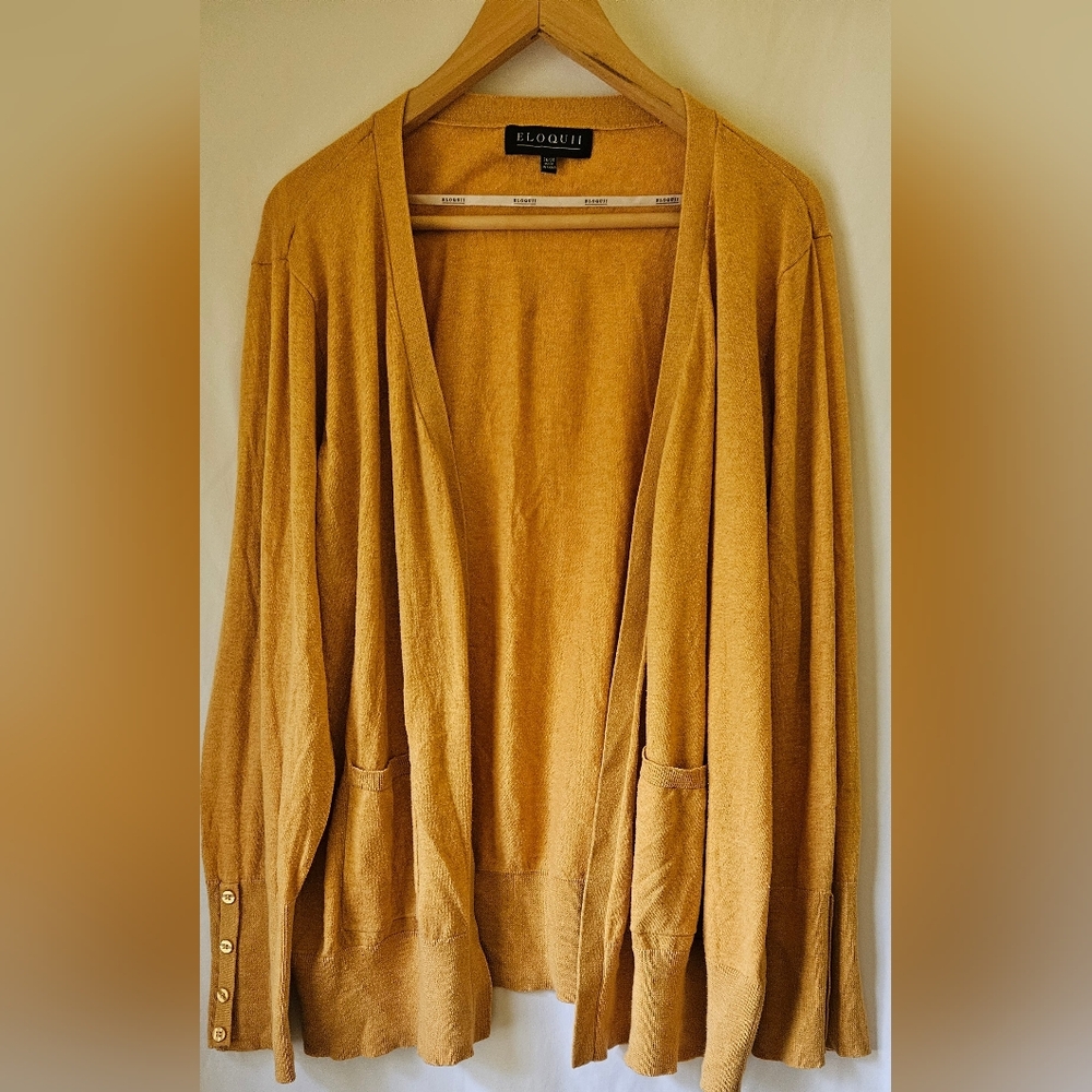 Mustard Yellow Eloquii Sweater 26/28